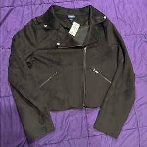 NWT women’s suede daytrip moto jacket